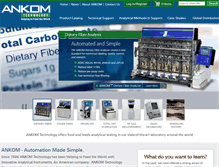 Tablet Screenshot of ankom.com